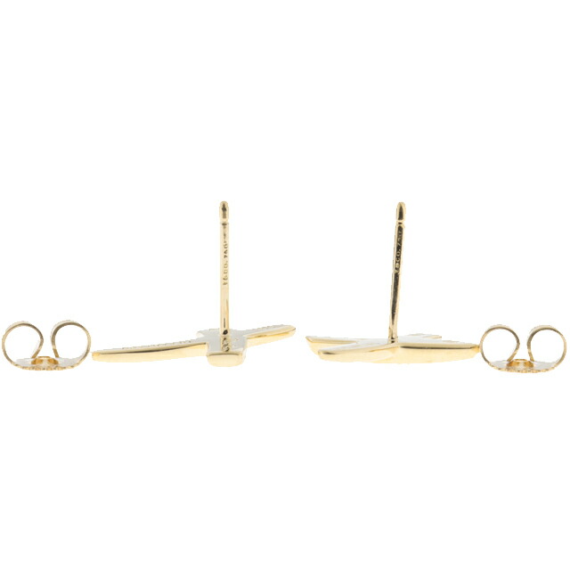 楽天市場】（新品仕上げ済）ティファニー TIFFANY キス ピアス K18 YG