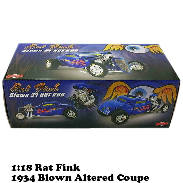 楽天市場】ラットフィンク ミニカー 1/18 Rat Fink 1934 Blown Altered
