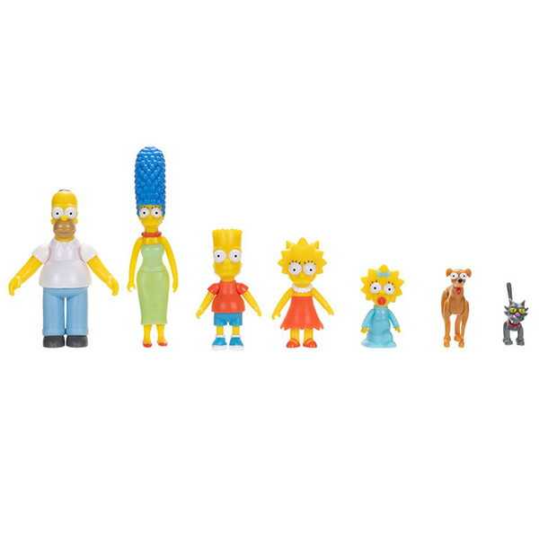 楽天市場】シンプソンズ フィギュア 7体セット 2.5インチ ファミリー