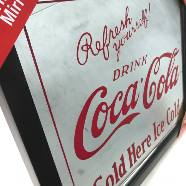 楽天市場】コカコーラ パブミラー B 壁掛け コカコーラ グッズ 雑貨