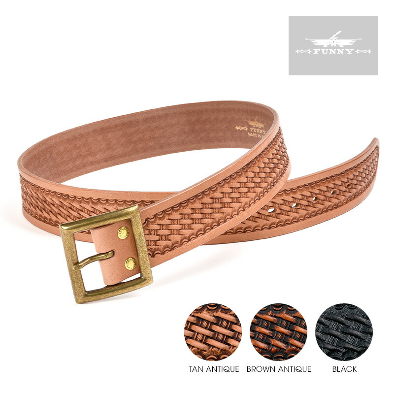 45R フォーティファイブアール レザー ベルト ブラウン ロゴ 金具