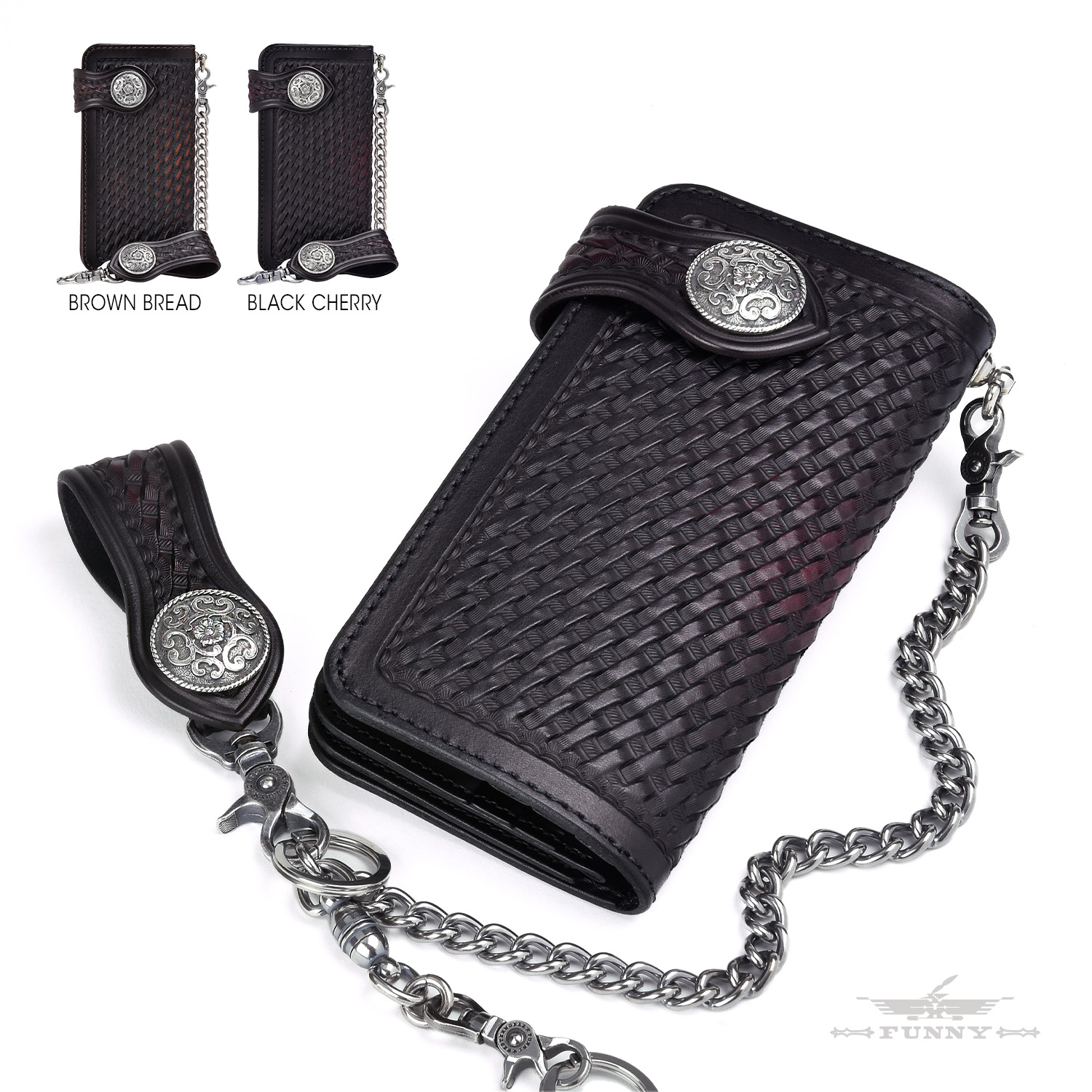 楽天市場】【FUNNY公式ストア】 ファニー ライダースウォレット ハンド