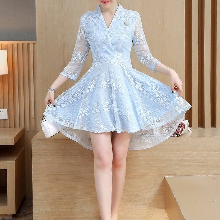 楽天市場】総レース ワンピース レディース 送料無料 ミニ丈 ワンピ