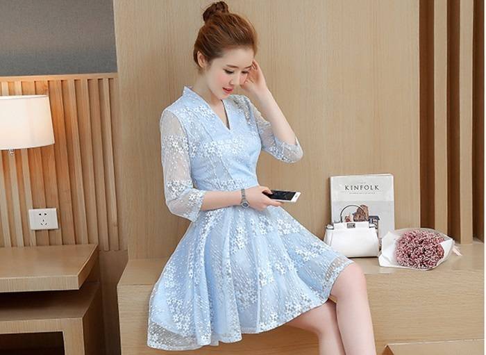 楽天市場】総レース ワンピース レディース 送料無料 ミニ丈 ワンピ