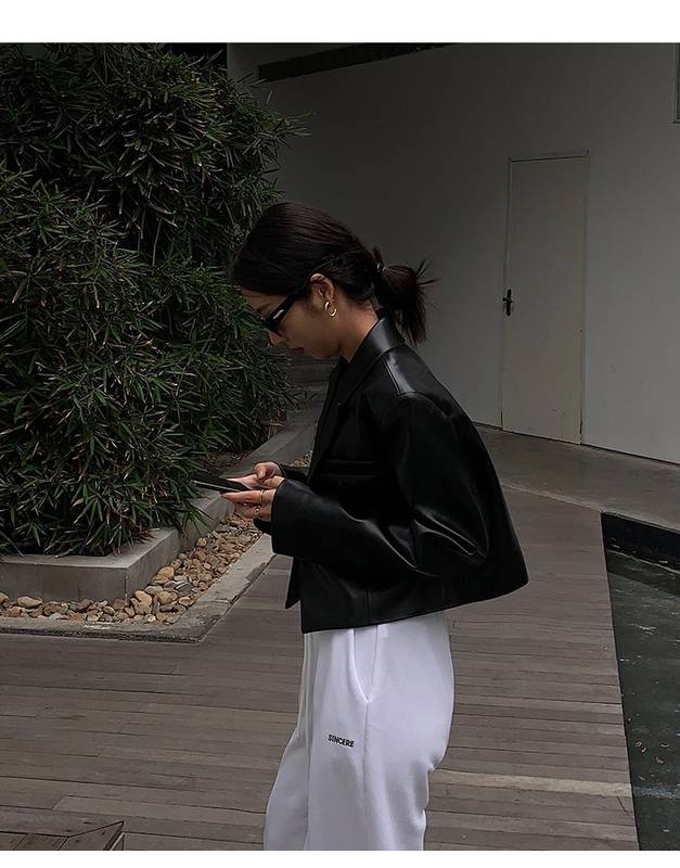 楽天市場】フェイクレザー アウター レディース 送料無料 ジャケット