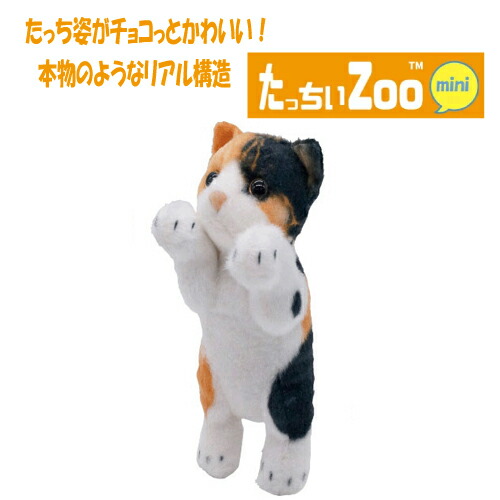 楽天市場】【正規品】 たっちぃZOO にゃんこ mini 三毛猫 ミケ猫 ミニ