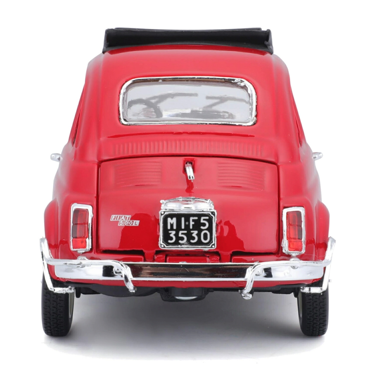 楽天市場】ミニカー 1/21 Bburago フィアット 500L 1968 レッド