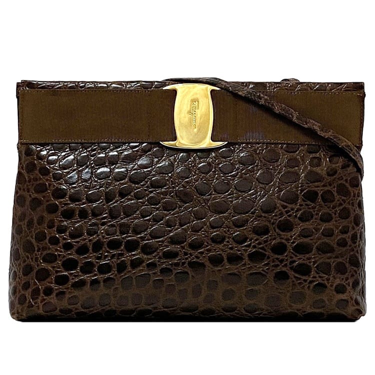 楽天市場】フェラガモ（カラーブラウン）（ショルダーバッグ