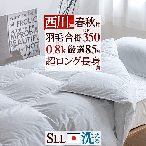 楽天市場】3/1限定☆11％OFFクーポン 羽毛合掛け布団 合い掛け 西川