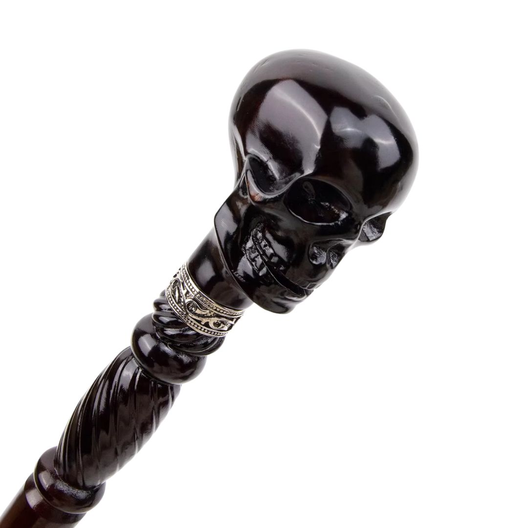 楽天市場】杖 ブラックスカルヘッド Victorian Skull（ヴィクトリアン