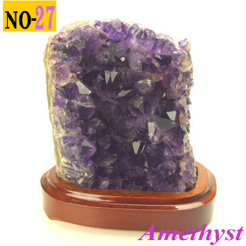 楽天市場】【送料無料】【27】AA品質 アメジスト クラスター(原石)約