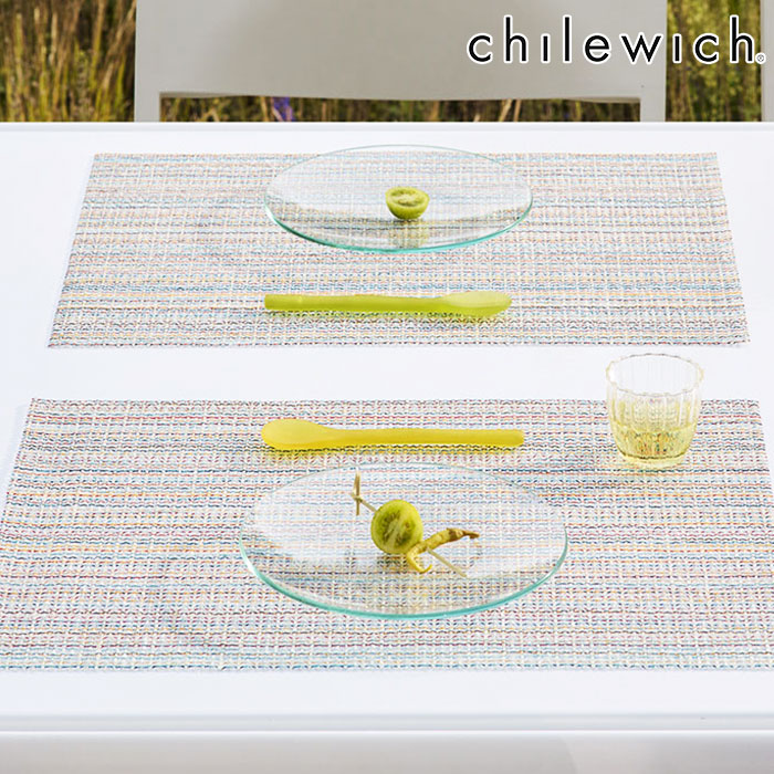 chilewich TuxedoGold ランチョンマット36x48cm 5枚組 chilewich