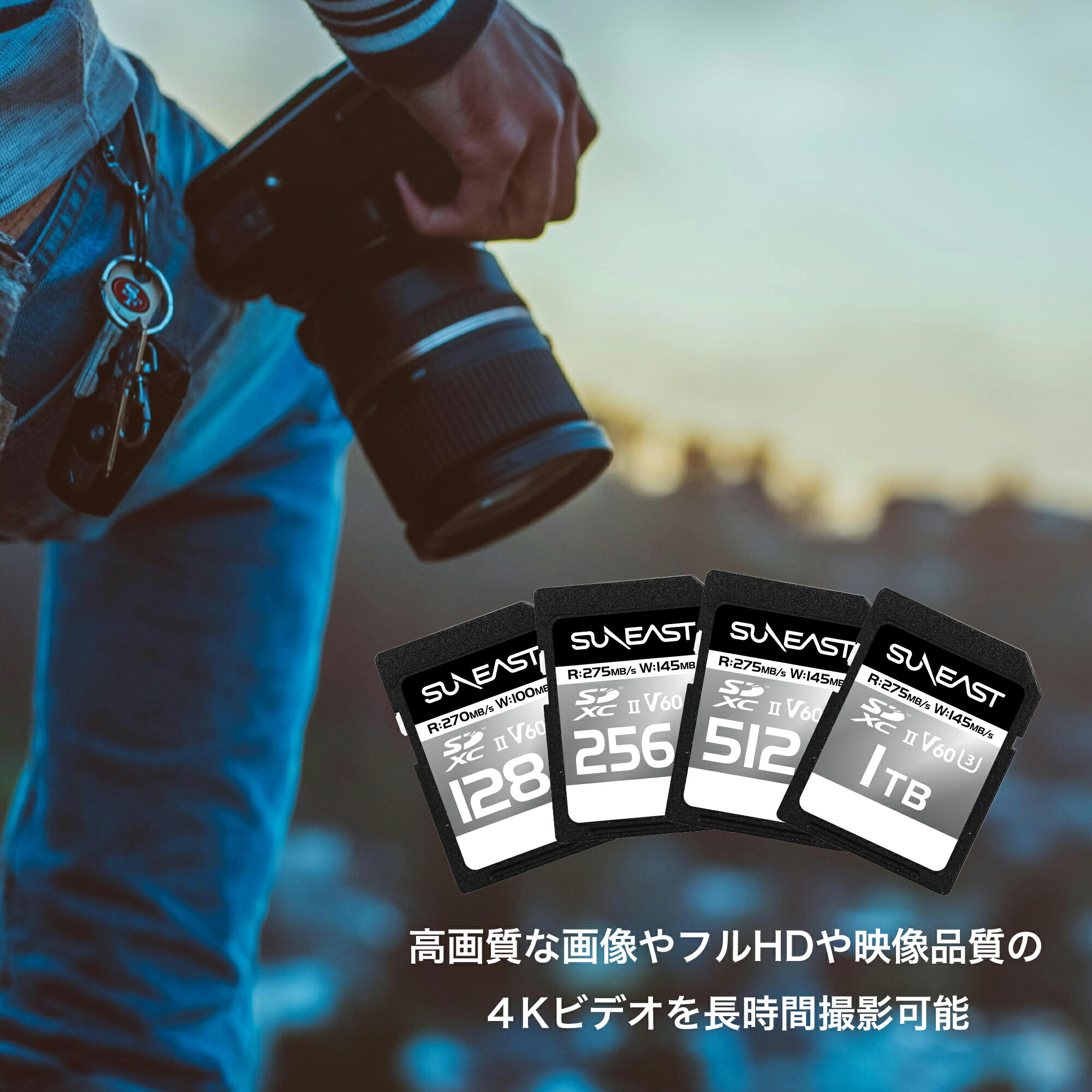 楽天市場】【正規代理店】SUNEAST ULTIMATE PRO V60 UHS-II SDXCカード