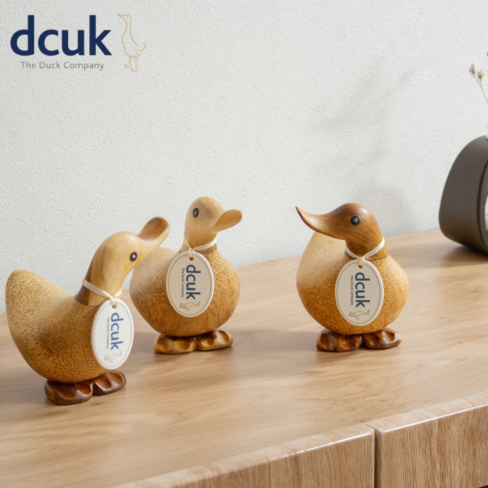 楽天市場】dcuk ダッキーズ 置物 天然木 ナチュラル 木彫り アヒル