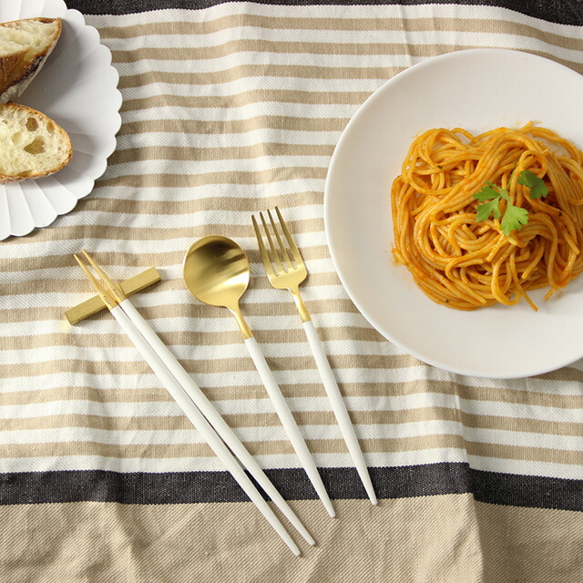 楽天市場】Cutipol GOA クチポール ゴア ホワイトマットゴールド 箸