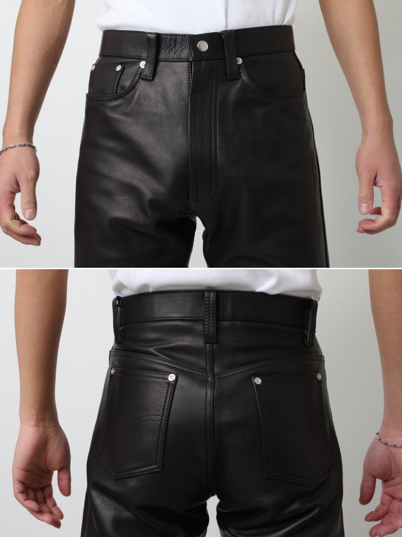 楽天市場】Freedom 日本製 レザーパンツ メンズ 本革 ブラック