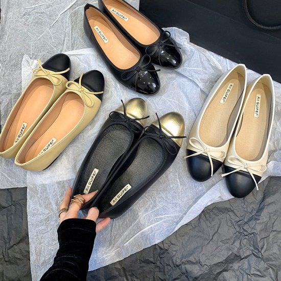 楽天市場】【取寄】バレエシューズ レディース ぺたんこ靴 フラット