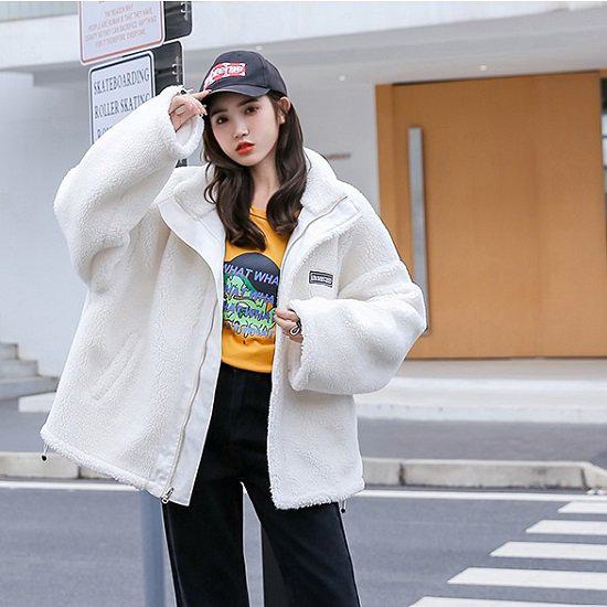 楽天市場】【取寄】ボアブルゾン リバーシブル 2WAY ブルゾン ショート