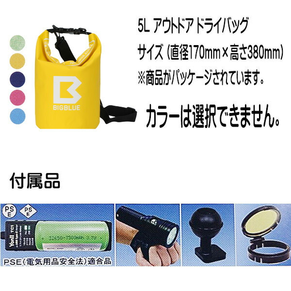 楽天市場】ZERO ゼロ 大光量水中ライト bigblue VTL-2900P 2900