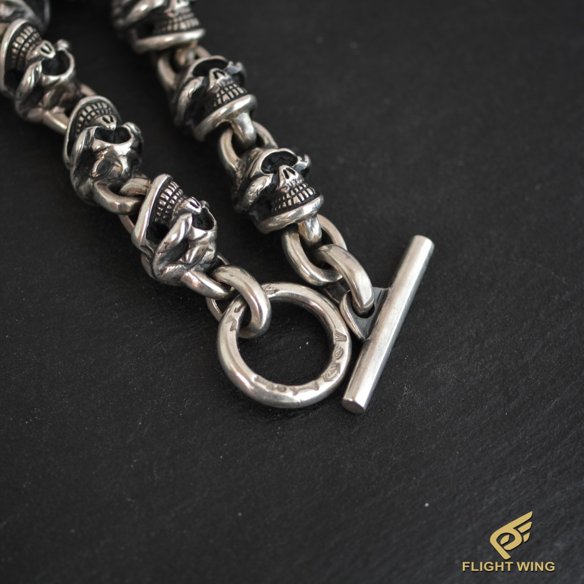 楽天市場】【Stop Light ストップライト】8 Skull Link Bracelet / 8