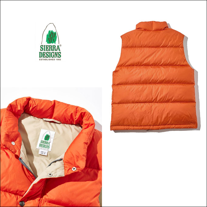 楽天市場】SIERRA DESIGNS シエラデザインズ ZIP DOWN VEST ジップ