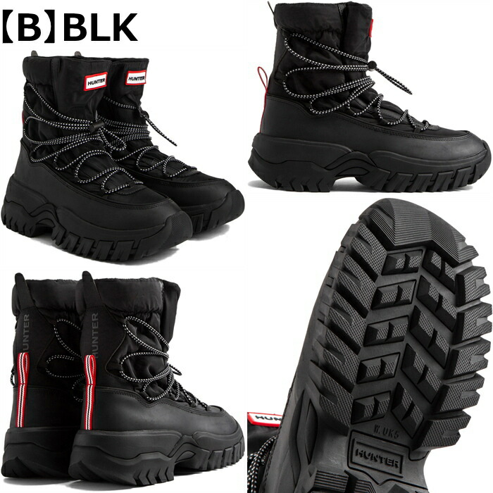 楽天市場】HUNTER 正規品 ハンター スノーブーツ ショート WFS2251NYL