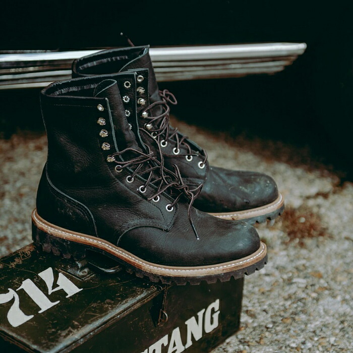 楽天市場】RED WING 4501 レッドウィング ロガーブーツ Black Oil