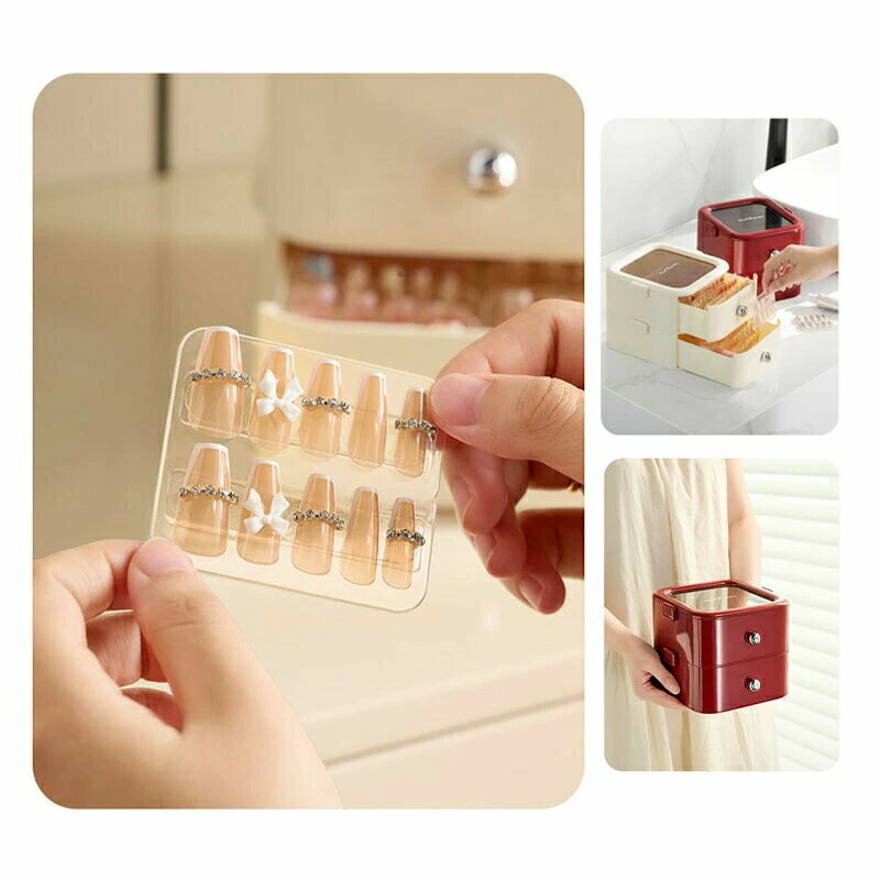 楽天市場】付け爪収納 つけ爪収納 ボックス ネイル収納 引き出し型
