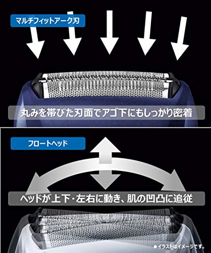 楽天市場】パナソニック メンズシェーバー 3枚刃 お風呂剃り可 青 ES