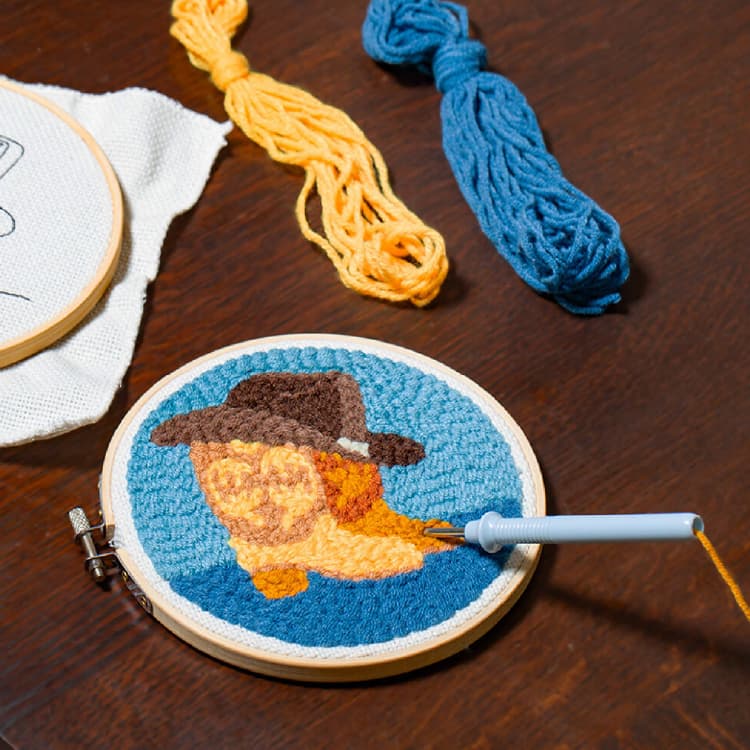 楽天市場】刺繍キット 刺しゅうセット パンチニードルキット