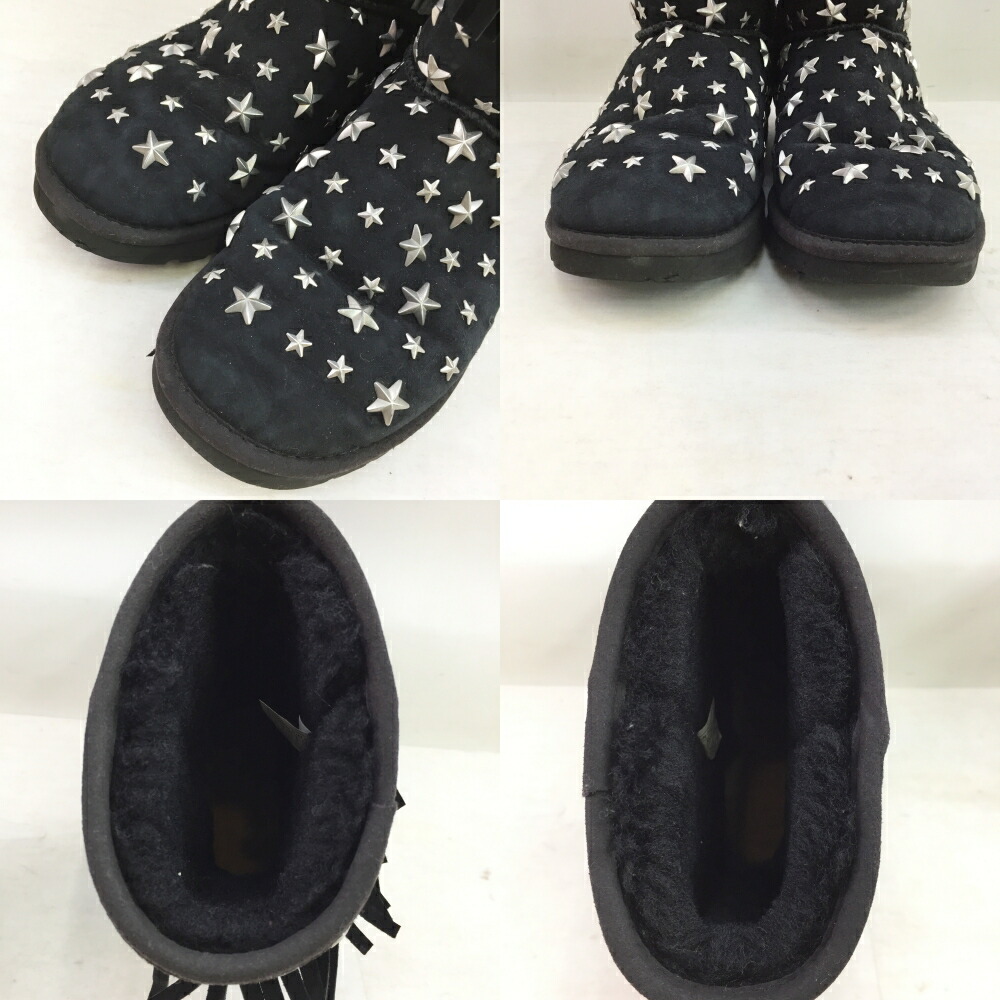 楽天市場】UGG×JIMMY CHOO(アグ×ジミーチュウ) フリンジスタッズ