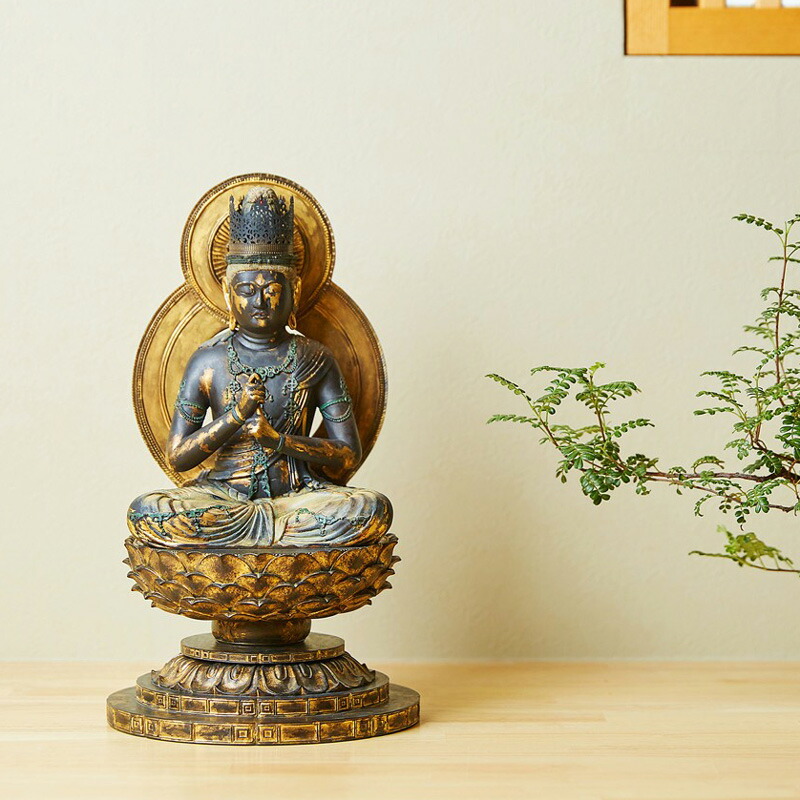 楽天市場】仏像 フィギュア 大日如来 だいにちにょらい 高さ27.5cm