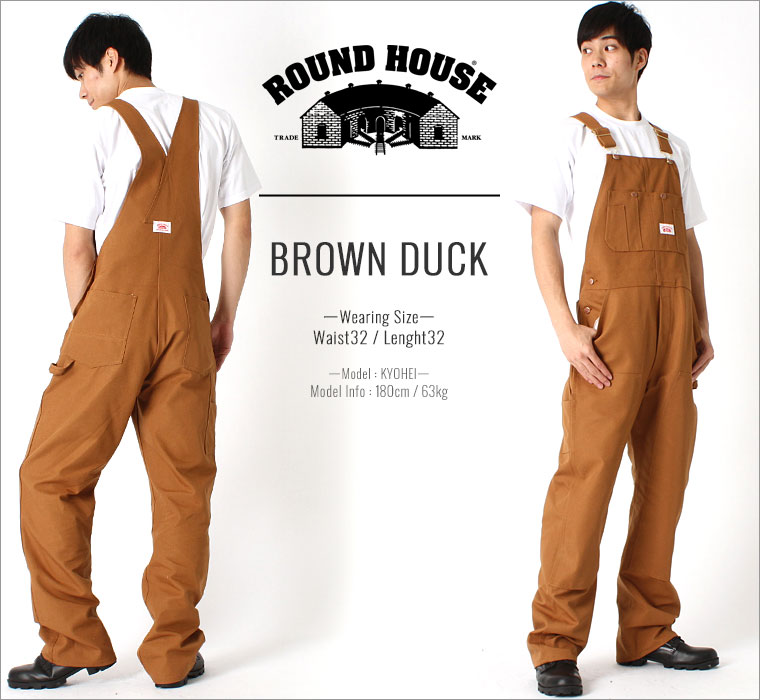 楽天市場】ROUND HOUSE ラウンドハウス オーバーオール メンズ 大きい