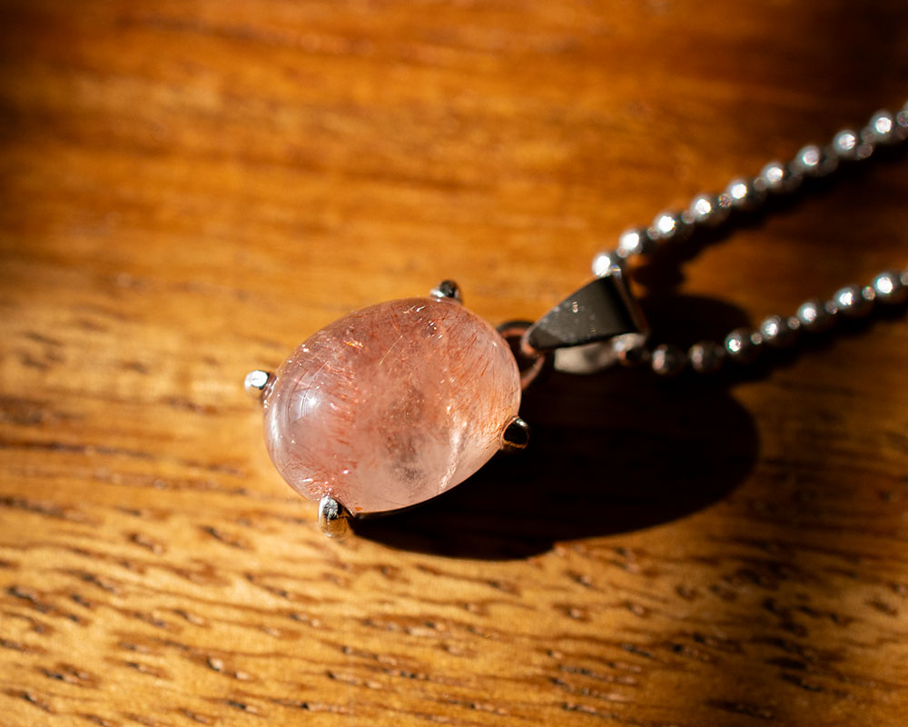 楽天市場】天然石 【これが本物】 ストロベリークォーツ 約9x7mm