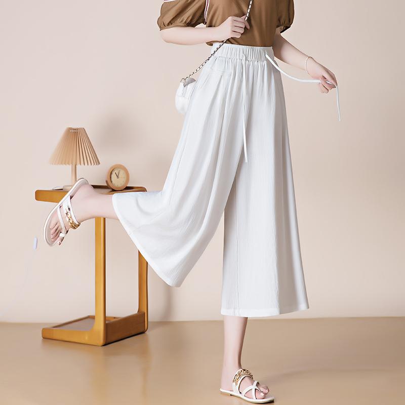 ゴーシュ ガウチョウパンツ 白 ゴーシュ ガウチョウパンツ 白