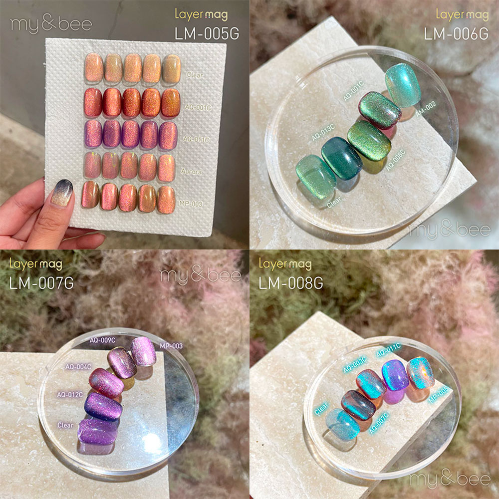 楽天市場】my&bee マイビー レイヤーマグ 8ml 16色全色セット LM-001G