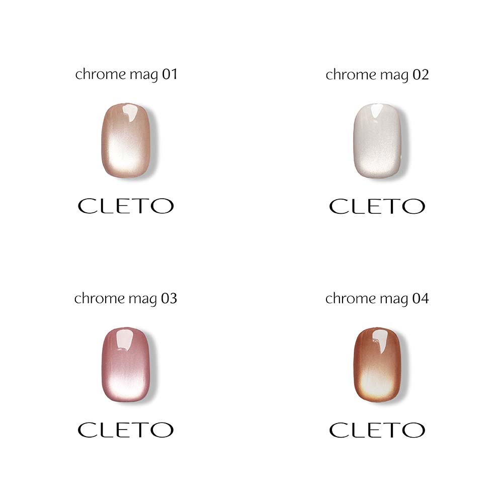楽天市場】CLETO クロムマグ ネイルセット 超微粒子 マグネットジェル