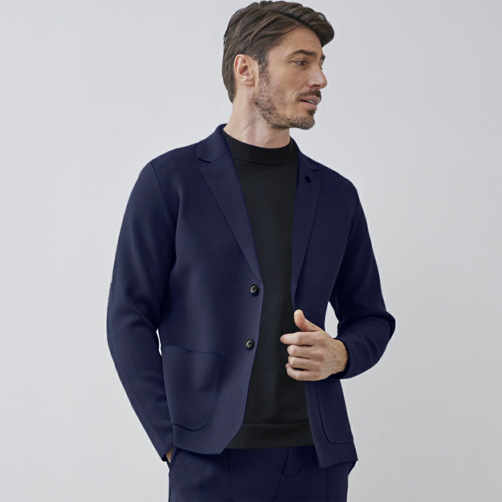 楽天市場】セットアップ メンズ ニットジャージ セットアップ対応