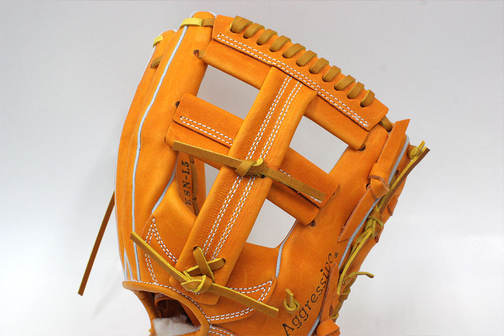 楽天市場】久保田スラッガー 軟式グローブ KSN-L5 KSオレンジ サード