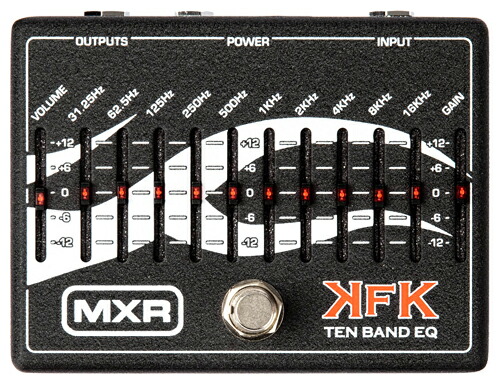 楽天市場】MXR KFK-1 Kerry King 10 BAND EQ 新品[ケリーキング