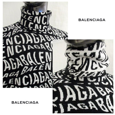 楽天市場】バレンシアガ BALENCIAGA メンズ ニット セーター ロゴ ユニ