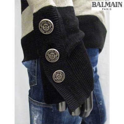 楽天市場】バルマン BALMAIN メンズ トップス ニット セーター