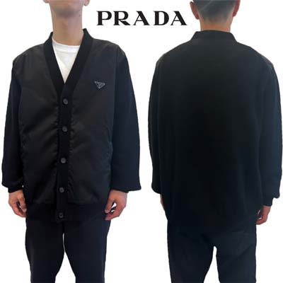 楽天市場】プラダ PRADA カーディガン メンズ トップス トライアングル