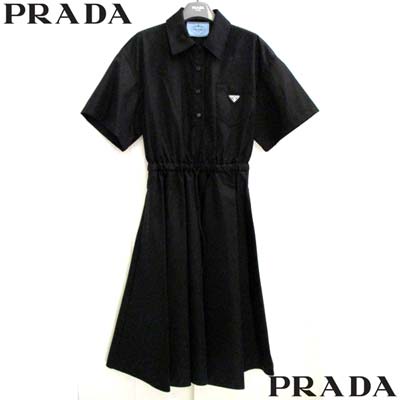 楽天市場】PRADA プラダ ワンピース レディース ドレス 半袖 胸