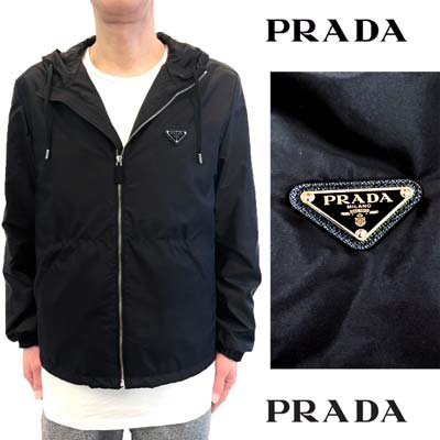 楽天市場】PRADA プラダ ジャケット メンズ アウター ブルゾン 左胸