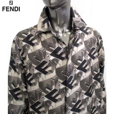 楽天市場】フェンディ FENDI メンズ トップス カジュアルシャツ 長袖