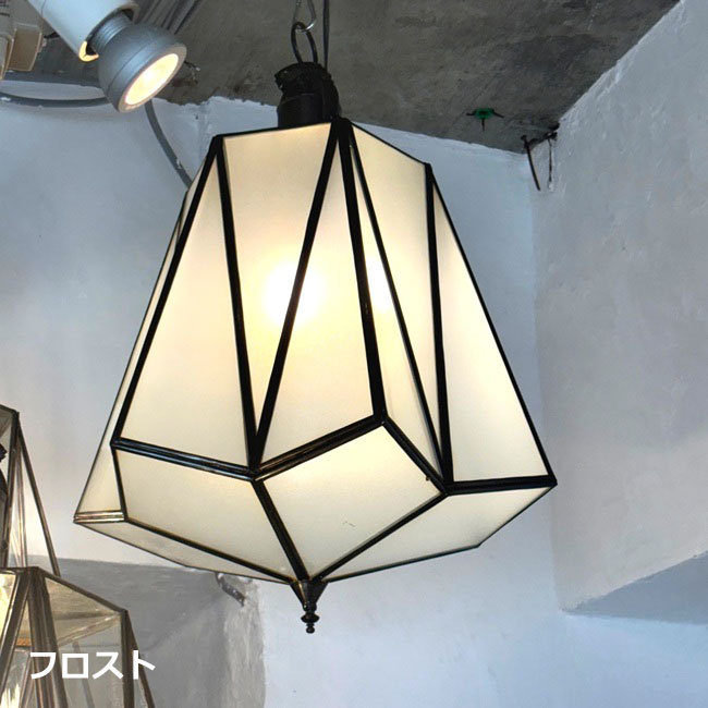 楽天市場】ペンダントライト「ジオメトリック クリア/ホワイト