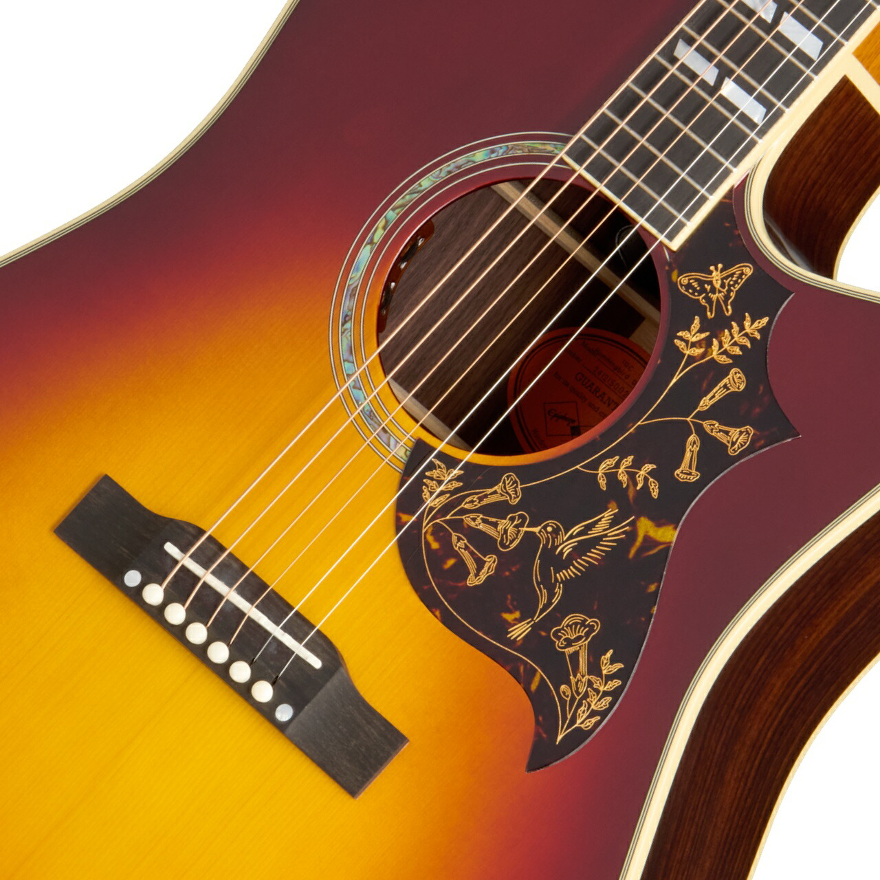 楽天市場】Epiphone エピフォン Hummingbird Deluxe EC Autumn Burst