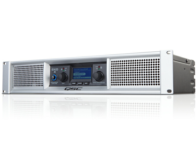 楽天市場】QSC ( キューエスシー ) GXD4 ◇ 400W × 2 (8Ω) / 600W × 2