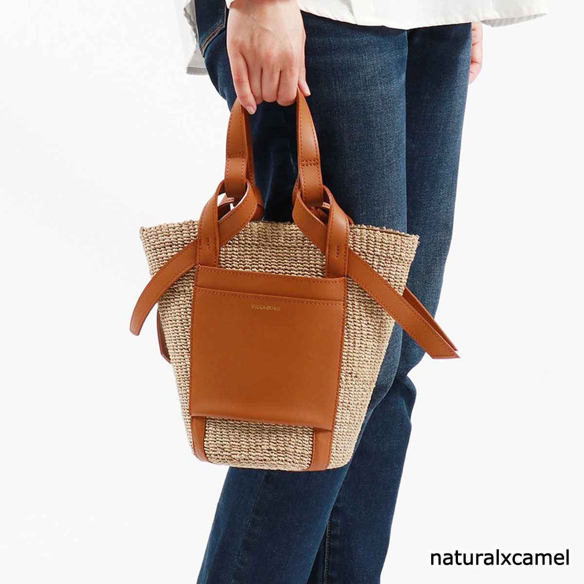 楽天市場】【正規品】 ヴィオラドーロ かごバッグ VIOLAd'ORO トート